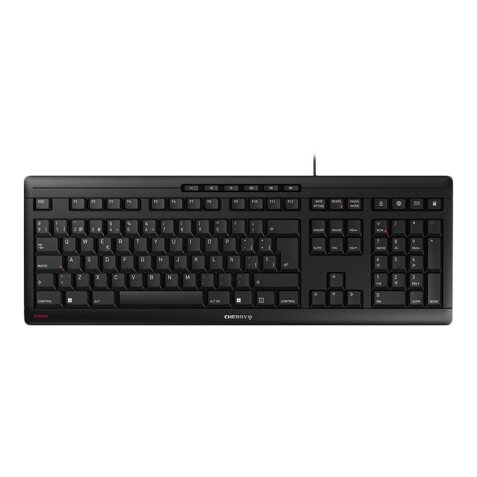 CHERRY STREAM clavier Universel USB QWERTY Espagnole Noir