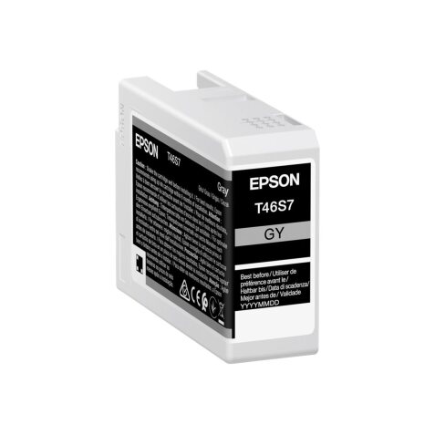 Epson T46S7 - gray - original - ink cartridge