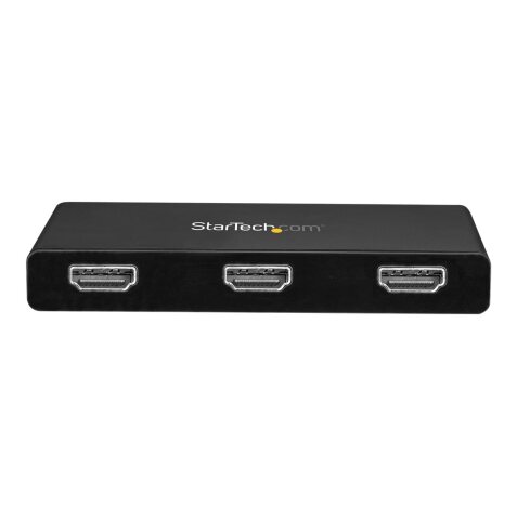 StarTech.com Adaptateur Multi-Moniteur 3 ports - Répartiteur Vidéo USB-C vers 3x HDMI - Hub USB Type-C vers HDMI MST - Double 4K 30Hz ou Triple 1080p - Compatible Thunderbolt 3 - Windows Seulement