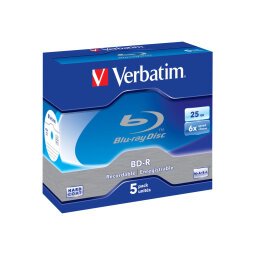 Verbatim 43715 disque vierge Blu-Ray BD-R 25 Go 5 pièce(s)