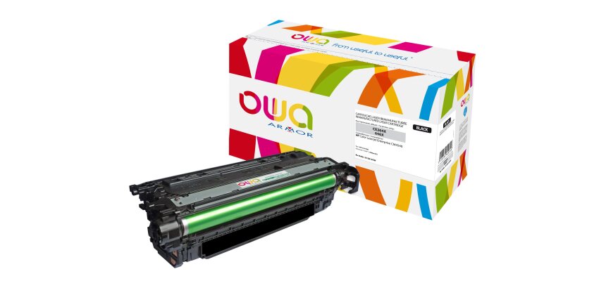 Toner remanufacturé OWA - haute capacité - Noir - pour HP CE264X
