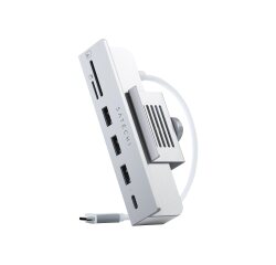 Satechi ST-UCICHS station d'accueil USB 3.2 Gen 1 (3.1 Gen 1) Type-C Argent