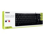 Port Designs 900753 clavier Bureau USB AZERTY Français Noir