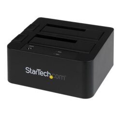 StarTech.com Station d'accueil USB 3.0 / eSATA pour 2 disques durs SATA III de 2,5 / 3,5 - Dock HDD / SSD avec UASP