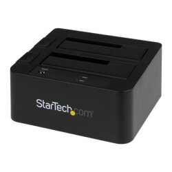 StarTech.com Station d'accueil USB 3.0 / eSATA pour 2 disques durs SATA III de 2,5 / 3,5 - Dock HDD / SSD avec UASP