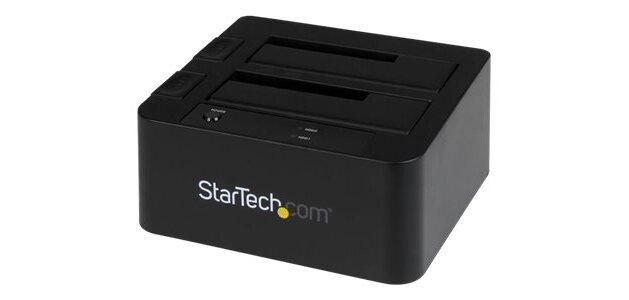 StarTech.com Station d'accueil USB 3.0 / eSATA pour 2 disques durs SATA III de 2,5 / 3,5 - Dock HDD / SSD avec UASP