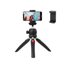 DLH MINI TREPIED PRO POUR SMARTPHONE, APPAREIL PHOTO, CAMERA ET PETIT VIDEOPROJECTEUR