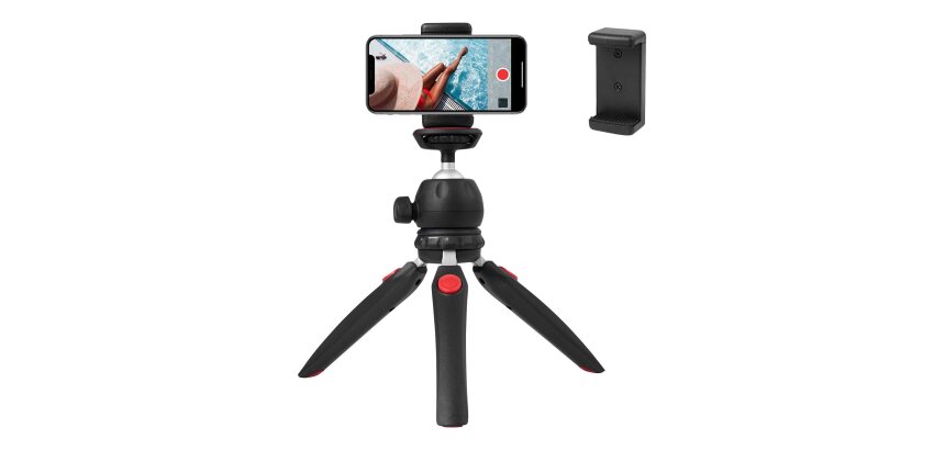 DLH MINI TREPIED PRO POUR SMARTPHONE, APPAREIL PHOTO, CAMERA ET PETIT VIDEOPROJECTEUR