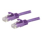StarTech.com Cordon de raccordement UTP CAT6 (1,5 m) sans crochet - Câble patch RJ45 - Violet