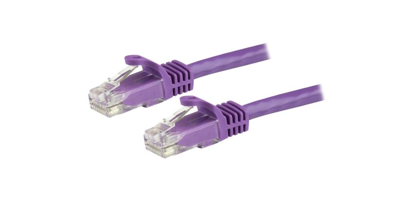 StarTech.com Cordon de raccordement UTP CAT6 (1,5 m) sans crochet - Câble patch RJ45 - Violet