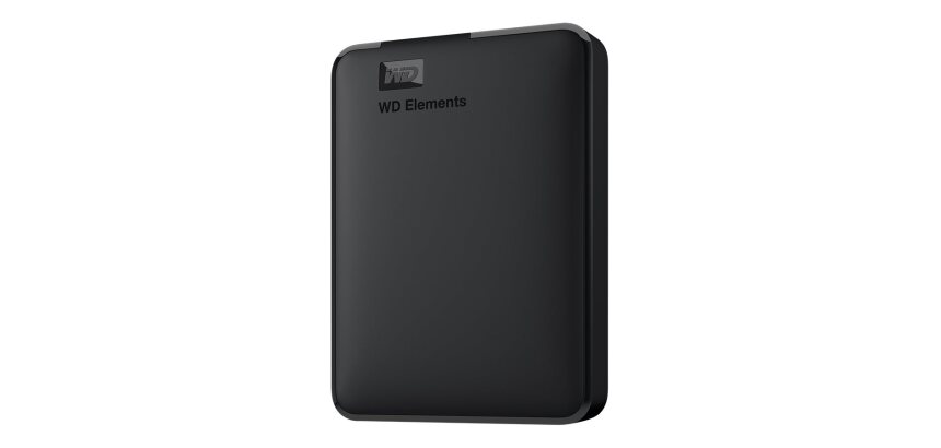 Western Digital Elements Portable disque dur externe 4 To 2.5" USB 3.2 Gen 1 (3.1 Gen 1) Noir
