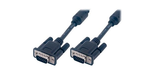 MCL MC340B/15P-10M câble VGA VGA (D-Sub) Noir