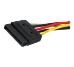 StarTech.com Adaptateur de câble répartiteur d'alimentation en Y SATA 15 cm - M/F