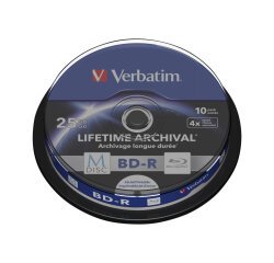 Verbatim M-Disc - BD-R x 10 - 25 Go - support de stockage