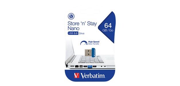 Verbatim Store 'n' Stay NANO - clé USB - 64 Go