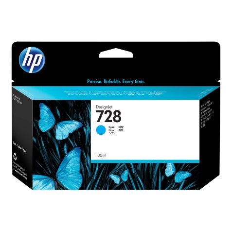 Inktcartridge HP 728 DesignJet origineel - 130 ml - afzonderlijke kleuren