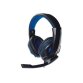 Steelplay HP41 Casque Avec fil Arceau Jouer Noir, Bleu