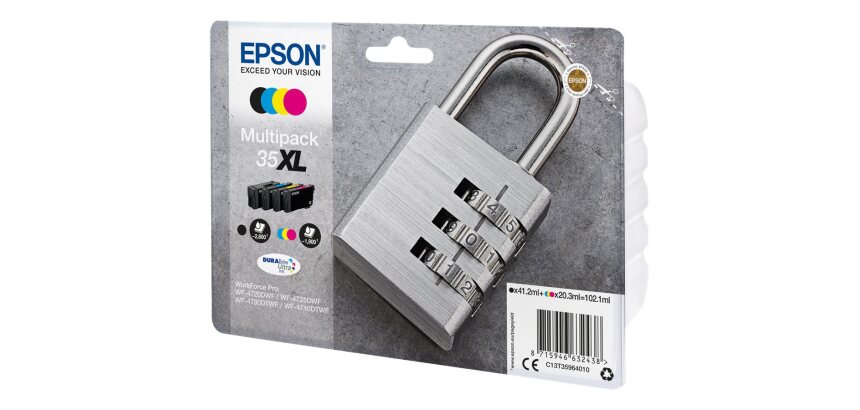 Epson Padlock Encre DURABrite Ultra multipack 4 couleurs Cadenas 35XL