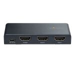 StarTech.com Switch HDMI 8K à 2 Ports - Switch HDMI 2.1 4K 120Hz HDR10+/8K 60Hz UHD - Commutateur HDMI 2 Entrées 1 Sortie - Commutation de Source Automatique/Manuelle - Adaptateur Secteur et Télécommande Inclus