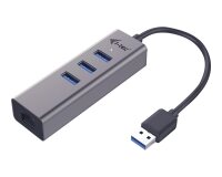 i-tec Metal USB 3.0 HUB 3 Port + Gigabit Ethernet Adapter