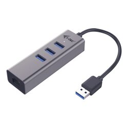 i-tec Metal USB 3.0 HUB 3 Port + Gigabit Ethernet Adapter