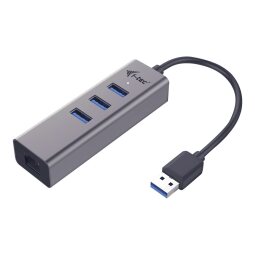 i-tec Metal USB 3.0 HUB 3 Port + Gigabit Ethernet Adapter