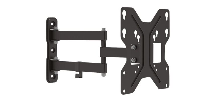 Support mural pour écran LCD/LED, noir