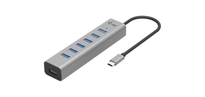 i-tec USB-C/USB-A Charging Metal HUB 7 Port
