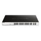 D-Link DGS-1210-24P Géré L2 Gigabit Ethernet (10/100/1000) Connexion Ethernet, supportant l'alimentation via ce port (PoE) Noir