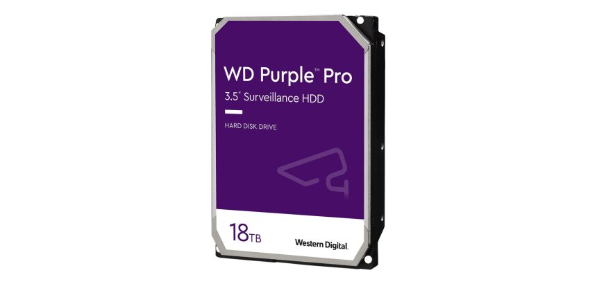 Western Digital Purple Pro disque dur 18 To 7200 tr/min 512 Mo 3.5" Série ATA III