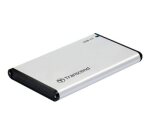 Transcend StoreJet 25S3 Boîtier disque dur/SSD Argent 2.5" Alimenté par port USB
