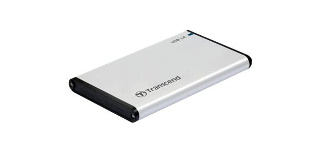 Transcend StoreJet 25S3 Boîtier disque dur/SSD Argent 2.5" Alimenté par port USB