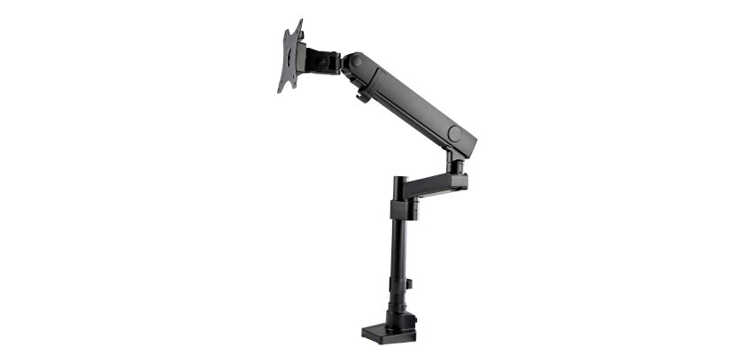 StarTech.com Bras pour Moniteur de Bureau avec 2 Ports USB 3.0, Support pour Moniteur Unique à Mouvement Complet, Écran VESA Jusqu'à 34" (8kg), Fixation par Pince/Armillon, Ressort Mécanique