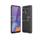 DLH COQUE SILICONE NOIRE POUR SAMSUNG GALAXY A20e (SM-A202)