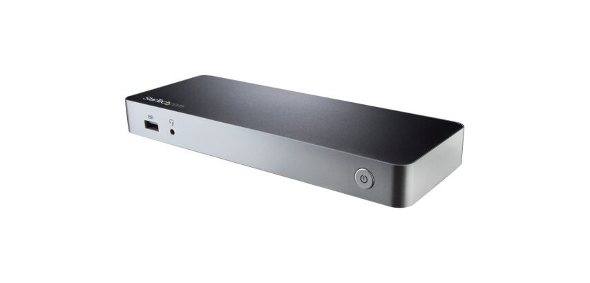 StarTech.com Station d'Accueil USB C Double Écran avec PD 60W pour PC Portables Windows - Dock USB C vers HDMI / DVI - Dock USB 3.1 Gen 1 Type C avec Chargement - Compatible TB3