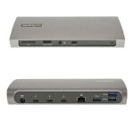 StarTech.com Dock Thunderbolt 4 - Hub Thunderbolt 4 96W Power Delivery - Moniteur unique 8K/Double moniteurs 4K 60Hz - Docking Station Thunderbolt 4 3xTB4/USB4/4xUSB-A/SD/GbE - Station d'Accueil Thunderbolt 4