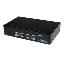 StarTech.com Commutateur KVM 4 Ports VGA USB, Montage en Rack - Switch KVM - 1920x1440