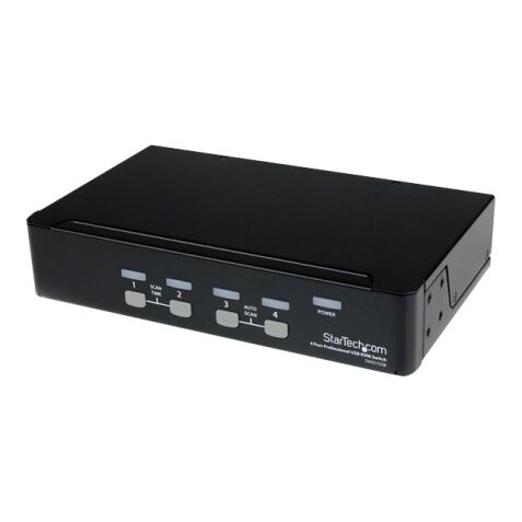 StarTech.com Commutateur KVM 4 Ports VGA USB, Montage en Rack - Switch KVM - 1920x1440