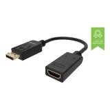 Vision TC-DPHDMI/BL câble vidéo et adaptateur HDMI Type A (Standard) DisplayPort Noir