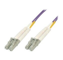 MCL LC/LC, 1m câble InfiniBand et à fibres optiques LC/LC Couleur aqua
