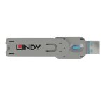 Lindy Clé pour bloqueur de port USB A, Bleu