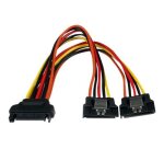 StarTech.com Câble répartiteur en Y d'alimentation SATA vers 2 SATA avec verrouillage