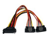 StarTech.com Câble répartiteur en Y d'alimentation SATA vers 2 SATA avec verrouillage