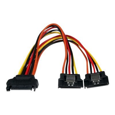 StarTech.com Câble répartiteur en Y d'alimentation SATA vers 2 SATA avec verrouillage