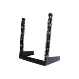 StarTech.com Rack de Bureau Noir à Cadre Ouvert 12 U 19" - Rack 2 Montants 19 Pouces