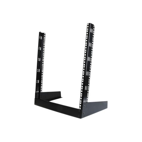 StarTech.com Rack de Bureau Noir à Cadre Ouvert 12 U 19" - Rack 2 Montants 19 Pouces