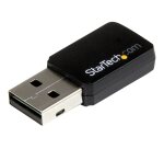 StarTech.com Mini adaptateur USB 2.0 réseau sans fil AC600 double bande - Clé USB WiFi 802.11ac 1T1R