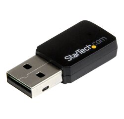 StarTech.com Mini adaptateur USB 2.0 réseau sans fil AC600 double bande - Clé USB WiFi 802.11ac 1T1R