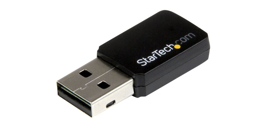 StarTech.com Mini adaptateur USB 2.0 réseau sans fil AC600 double bande - Clé USB WiFi 802.11ac 1T1R