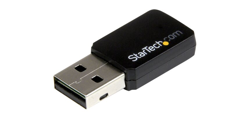 StarTech.com Mini adaptateur USB 2.0 réseau sans fil AC600 double bande - Clé USB WiFi 802.11ac 1T1R